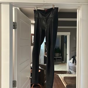 Spanx Faux Leather Leggings
